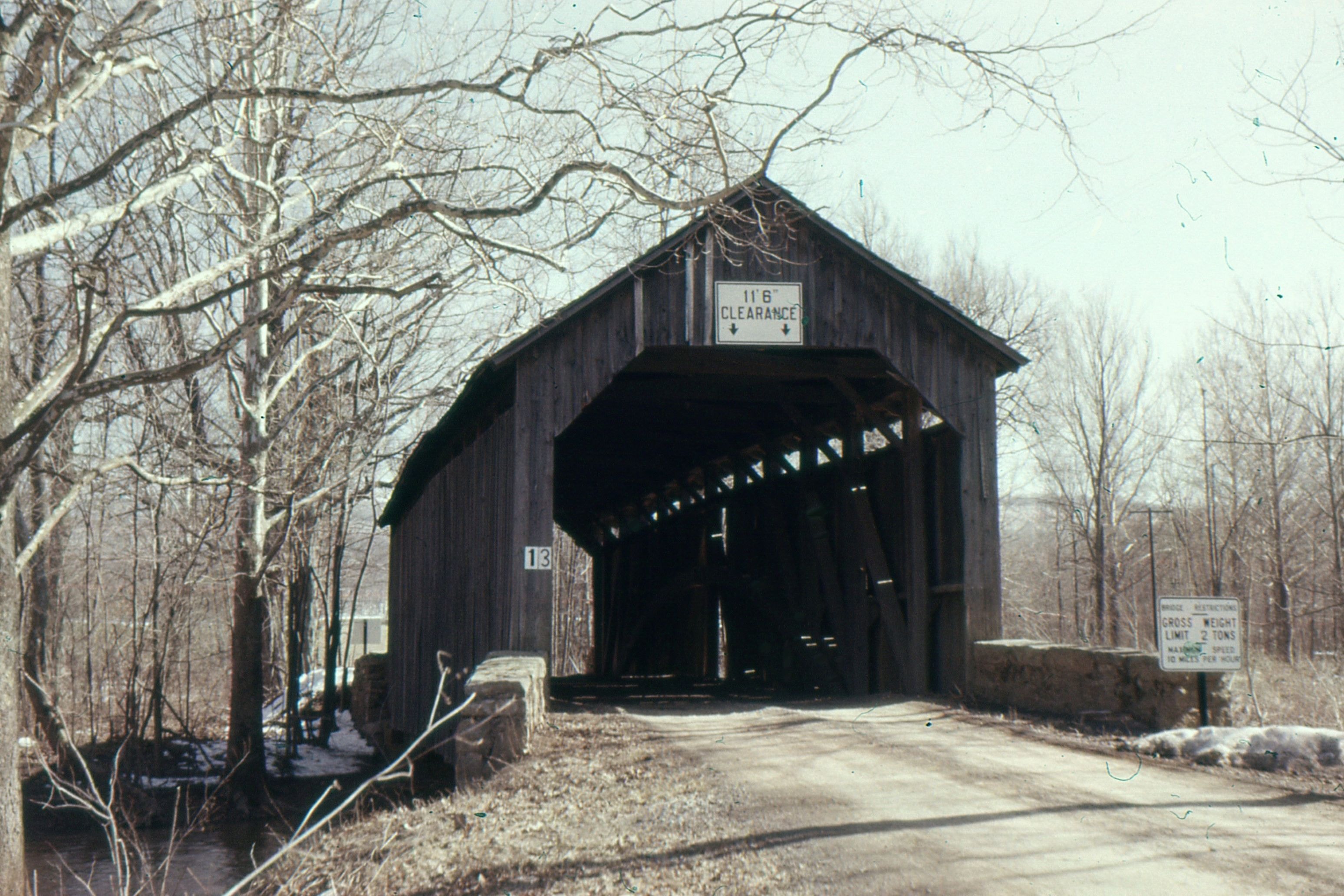 Book's / Kaufman's / Kauffman's Covered Bridge, Perry County, PA — Historical Photo 1962