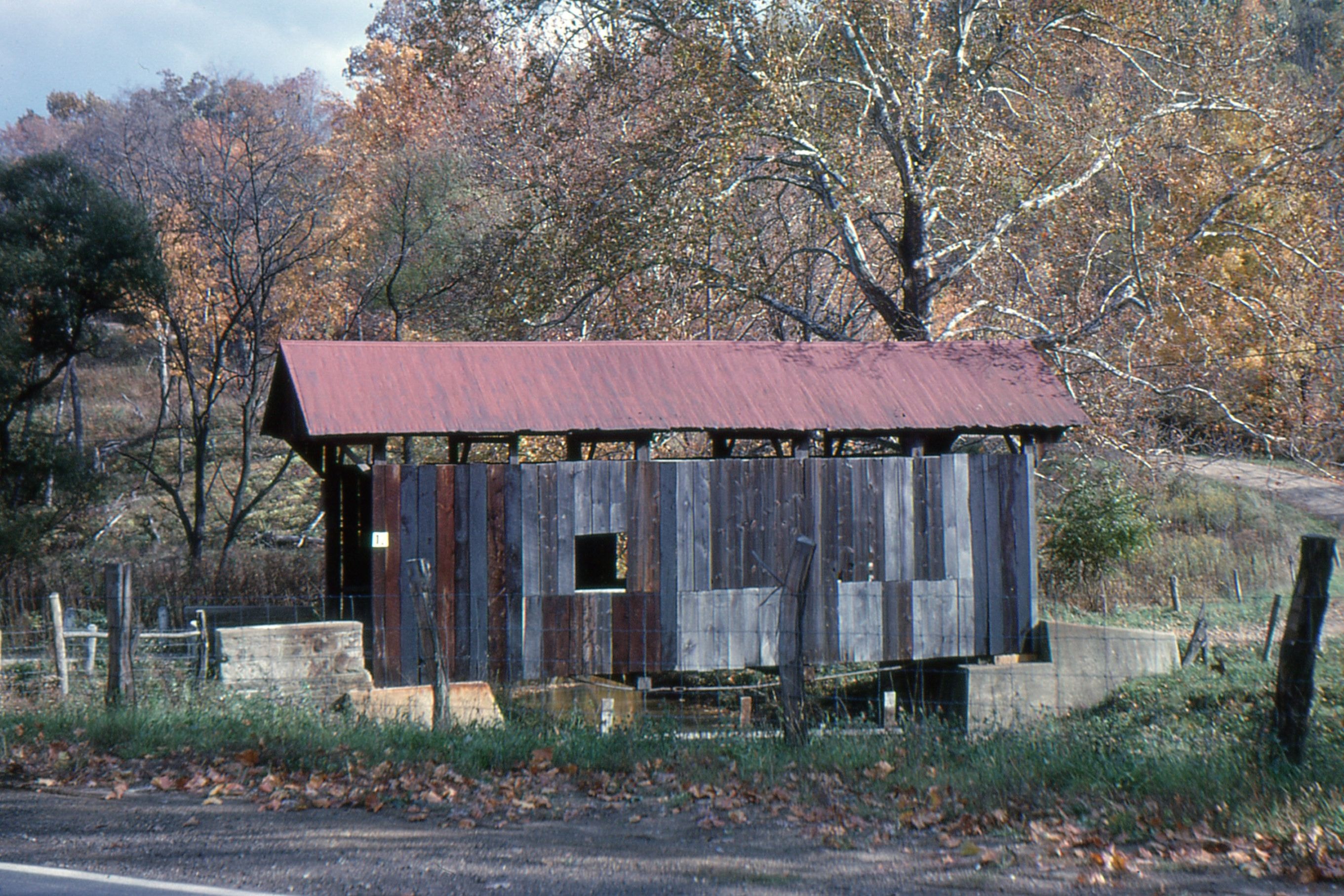 Day Covered Bridge, Washington County, PA — Historical Photo 1962