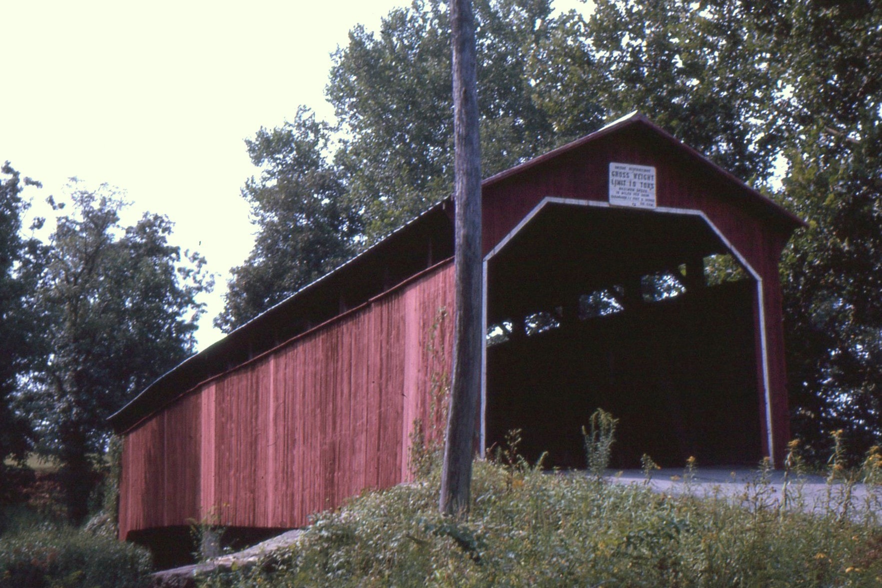 Fleisher's Covered Bridge, Perry County, PA — Historical Photo 1963