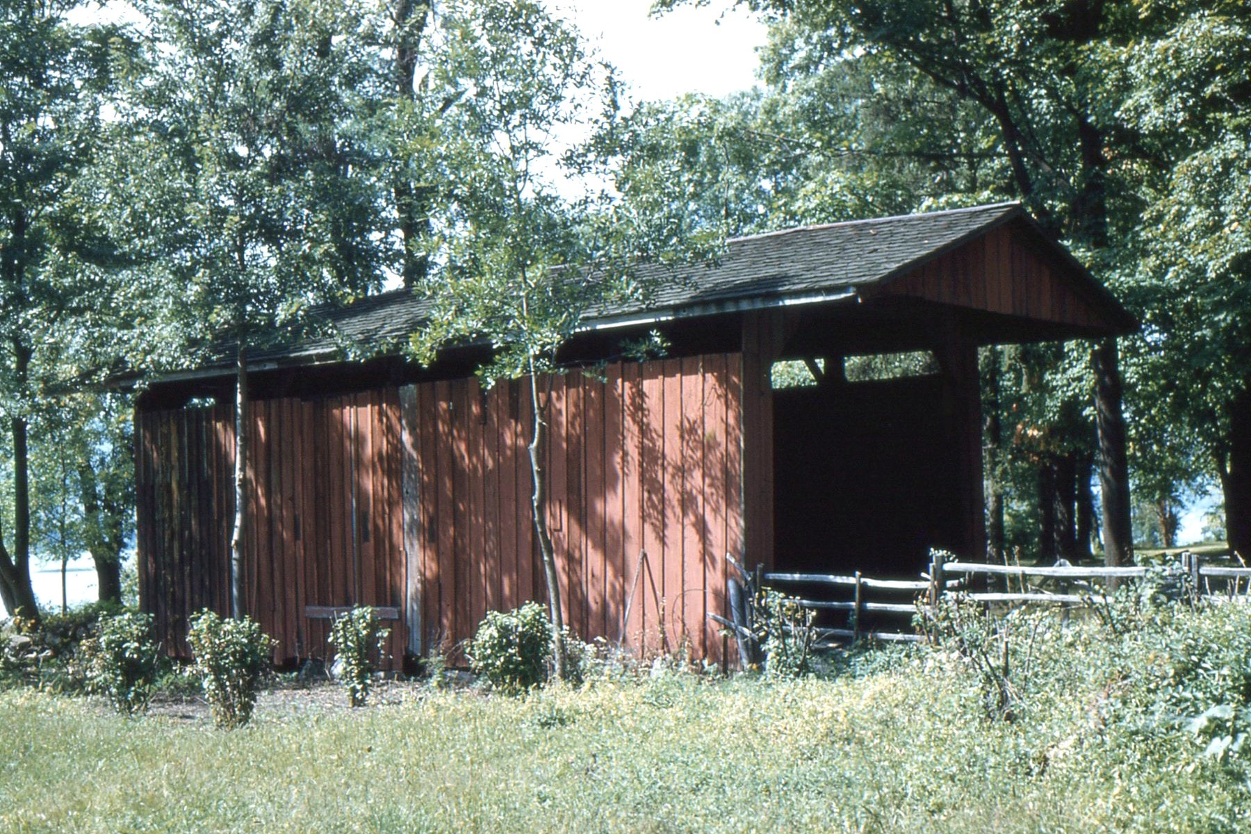 Fort Hunter / Everhart Covered Bridge, Dauphin County, PA — Historical Photo 1958