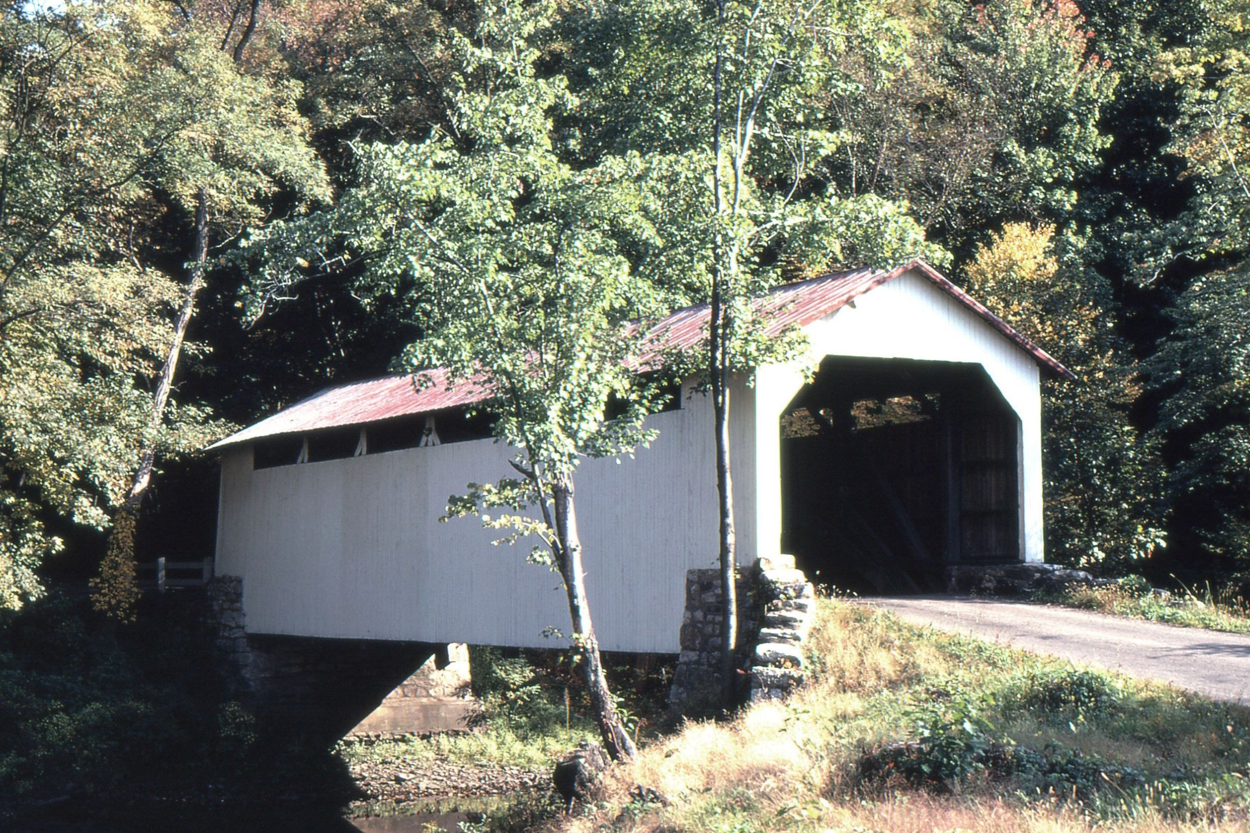 Henninger Farm / Stroup's Covered Bridge, Dauphin County, PA — Historical Photo 1969