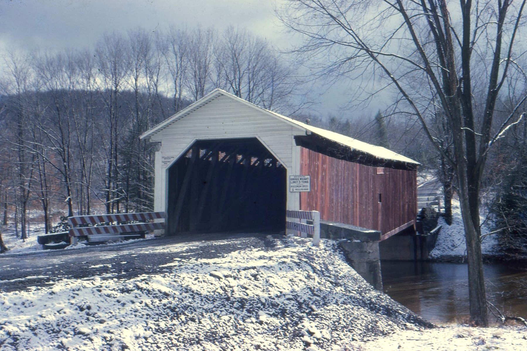 McGees Mill Covered Bridge, Clearfield County, PA — Historical Photo 1964