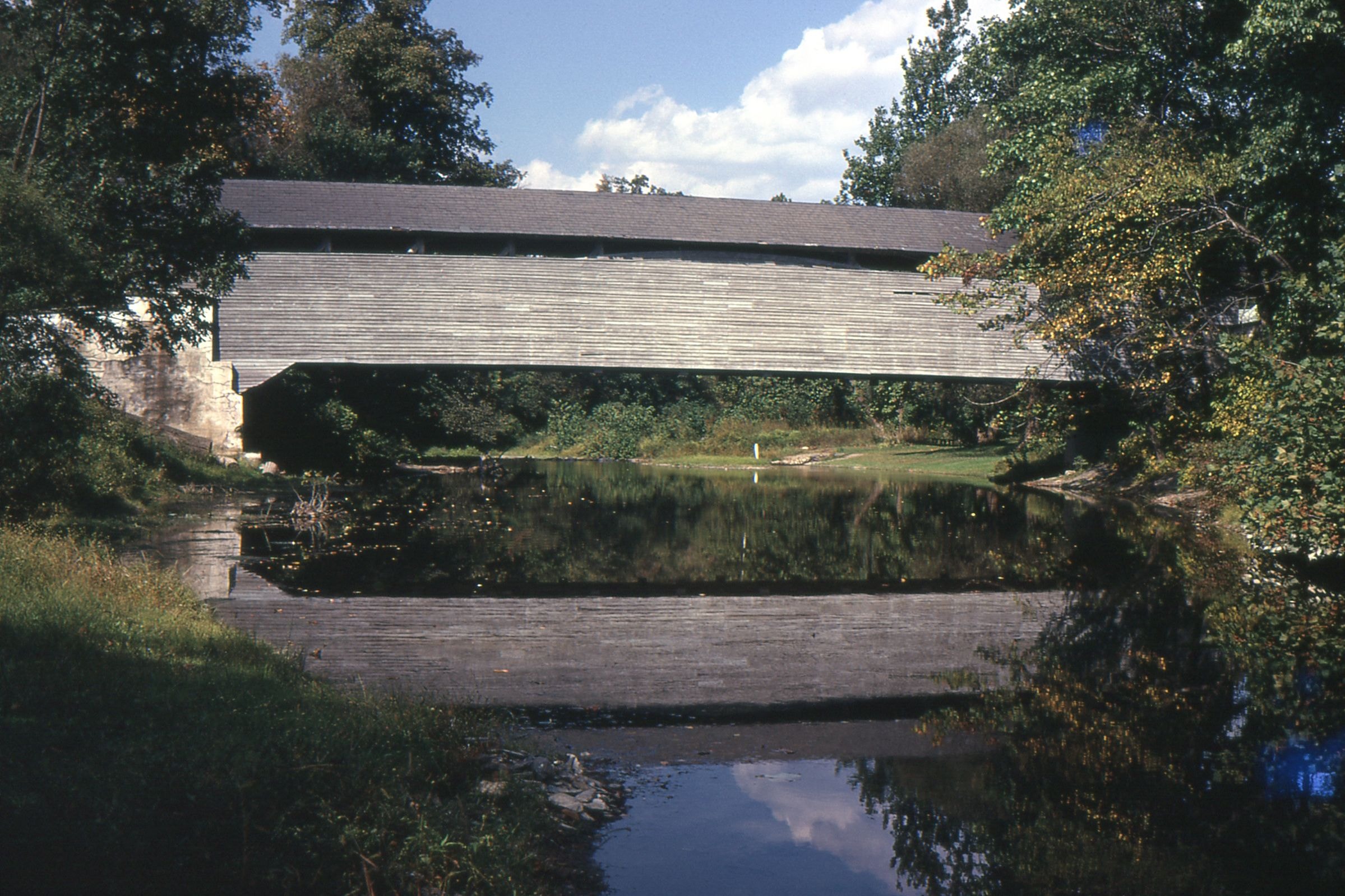 Rex's Covered Bridge, Lehigh County, PA — Historical Photo 1968