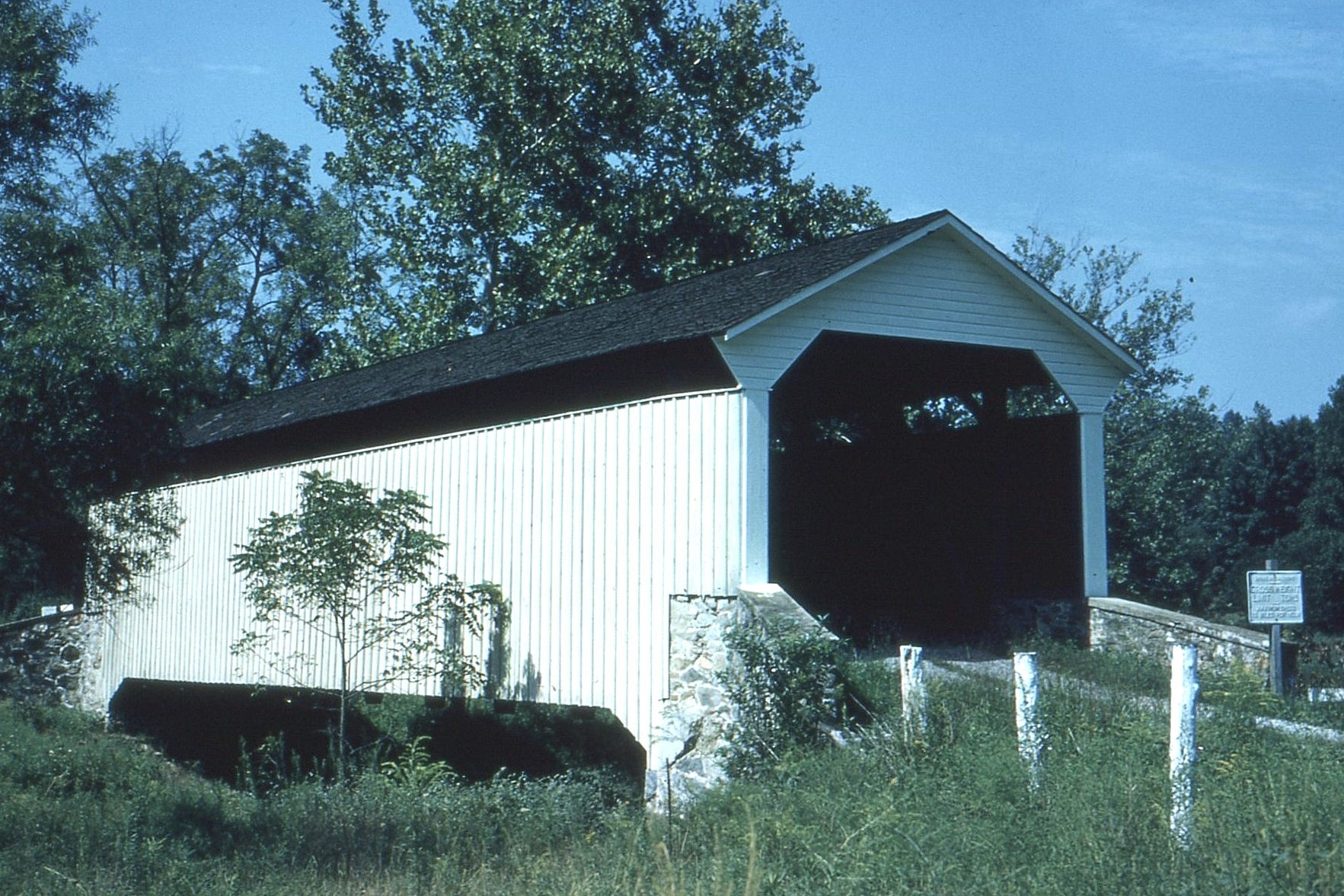 Speakman #2 / Mary Ann Pyle Covered Bridge, Chester County, PA — Historical Photo 1959